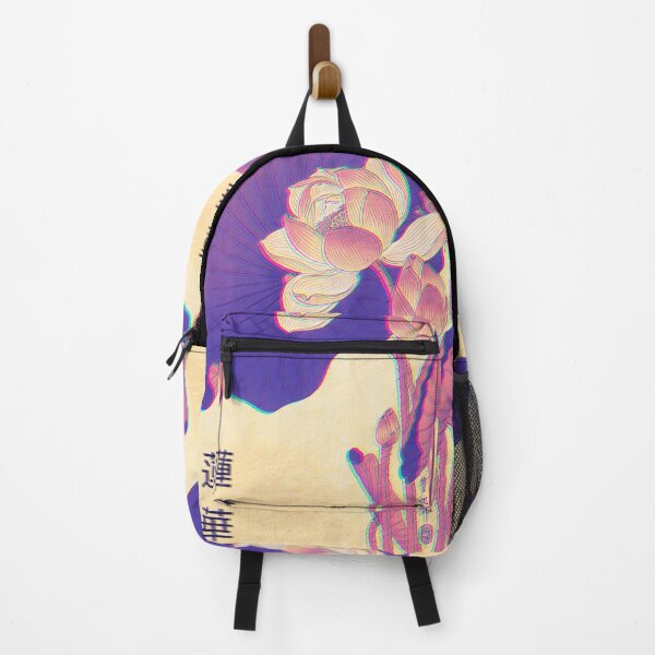 Item preview, Glitch Lotus flowers artwork - vintage japanese designed and sold by shodark.