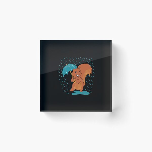 Item preview, squirrel in the rain designed and sold by DerSenat.