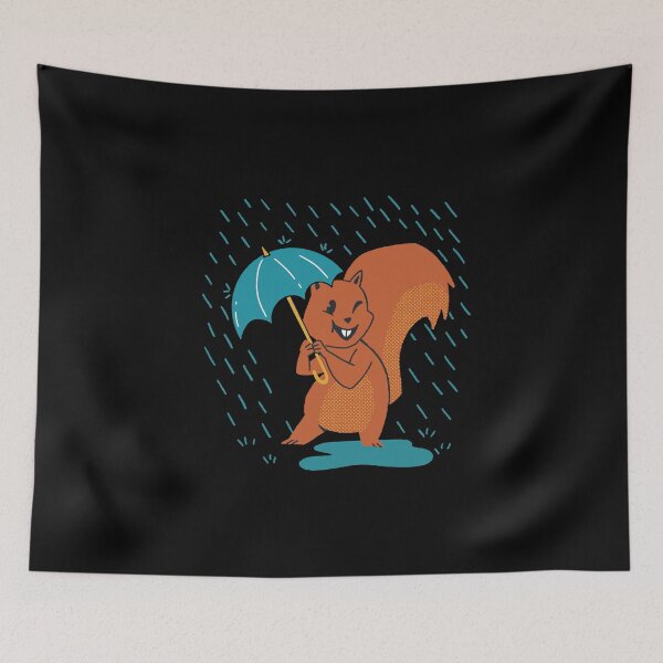 Item preview, squirrel in the rain designed and sold by DerSenat.