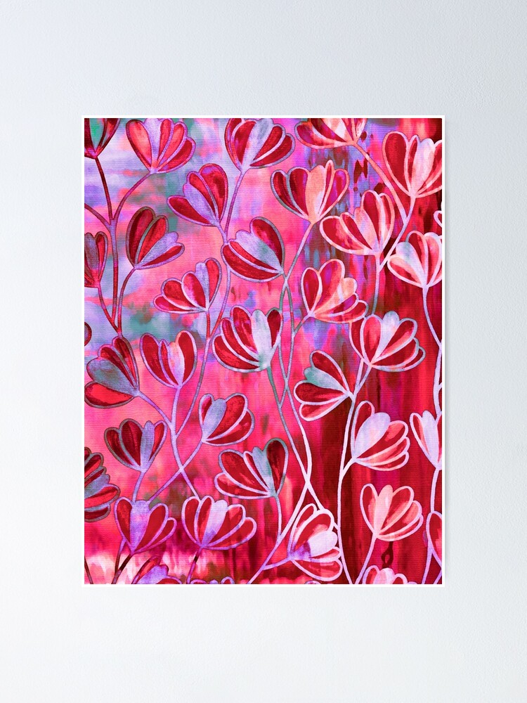 Acrylic Flower Painting on Canvas 8x10, Floral Wall Art, Title: Bright  Summer 