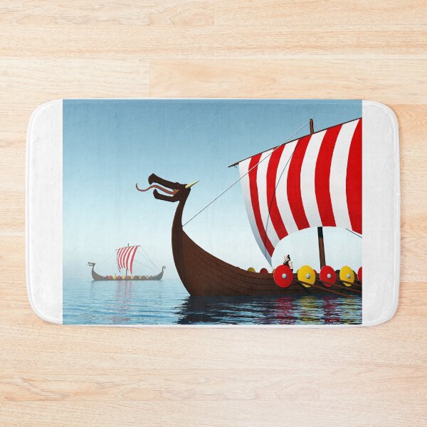 Item preview, Viking ships in the open sea designed and sold by MIRO3D.