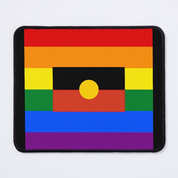 Item preview, LGBT Pride Aboriginal Flag Design Cultural Gift designed and sold by D K Trindall.