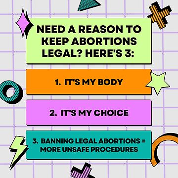 Artwork thumbnail, Reasons to keep abortion legal by fmvt-official