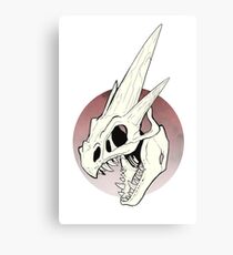 Pokemon - Mega Charizard Y Skull Canvas Print