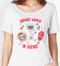 Support Women in Science Women's Relaxed Fit T-Shirt