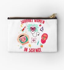 Support Women in Science Studio Pouch