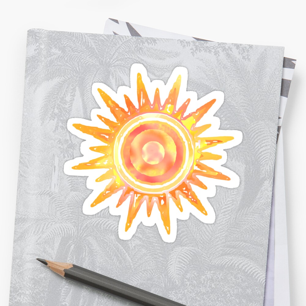 "Sunshine" Stickers by feliciasdesigns | Redbubble