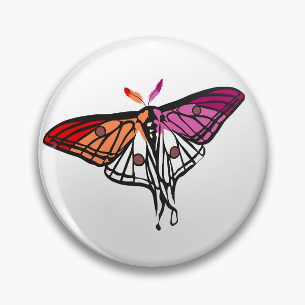 Item preview, Lesbian Pride Moth designed and sold by SamanthaDrage.