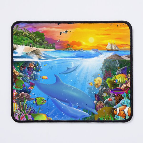 Item preview, Tropical Island Bay designed and sold by GeraldNewtonArt.