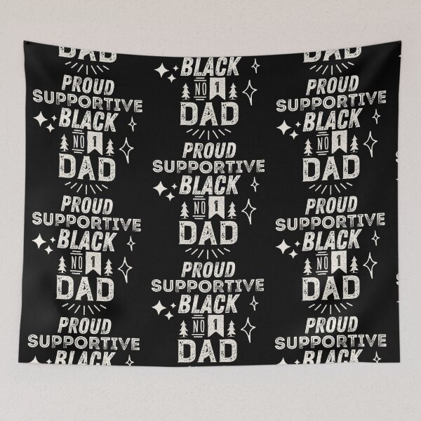 Item preview, proud supportive black dad designed and sold by The-Armour.