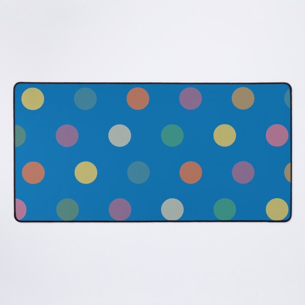 Item preview, Classic Polka Dot Pattern_Morandi Color 1_Cyan Blue designed and sold by mimihuang creations.