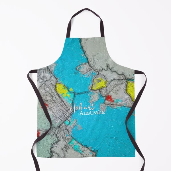 Item preview, Hobart City, Australia Map designed and sold by Michael van der Hoorn.