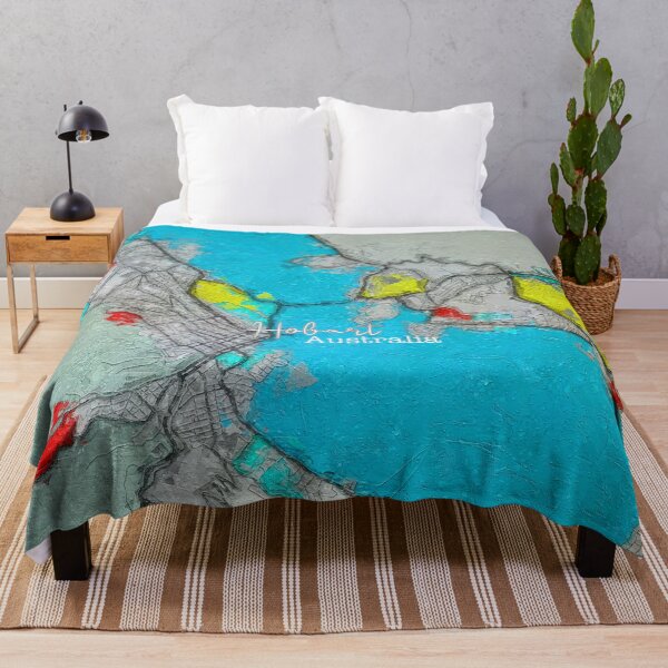 Item preview, Hobart City, Australia Map designed and sold by Michael van der Hoorn.