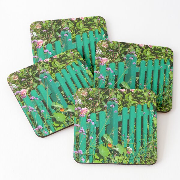 Item preview, Green garden fence, garden with flowers, Elsfleth designed and sold by Torsten  Krüger.