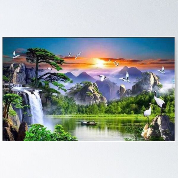 Item preview, Música Vintage Paisaje Belleza Imagen Naturaleza Árboles 108 Regalos para fanáticos del cine designed and sold by nightlindak.