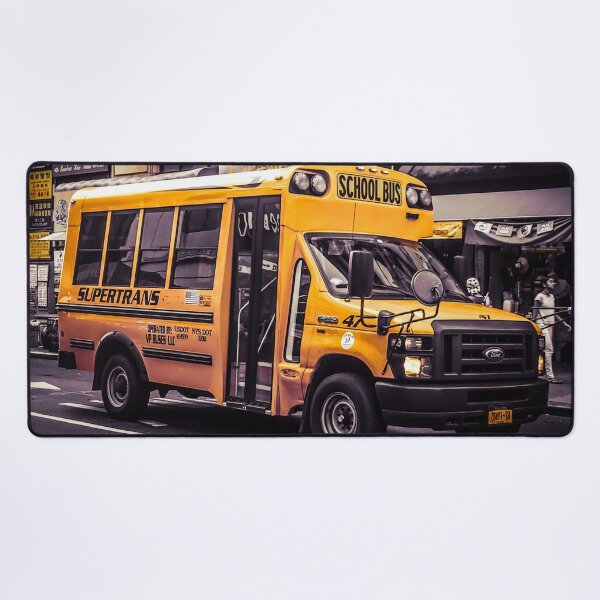 Item preview, School Bus, Manhattan, New York City  designed and sold by eleonoraingrid.