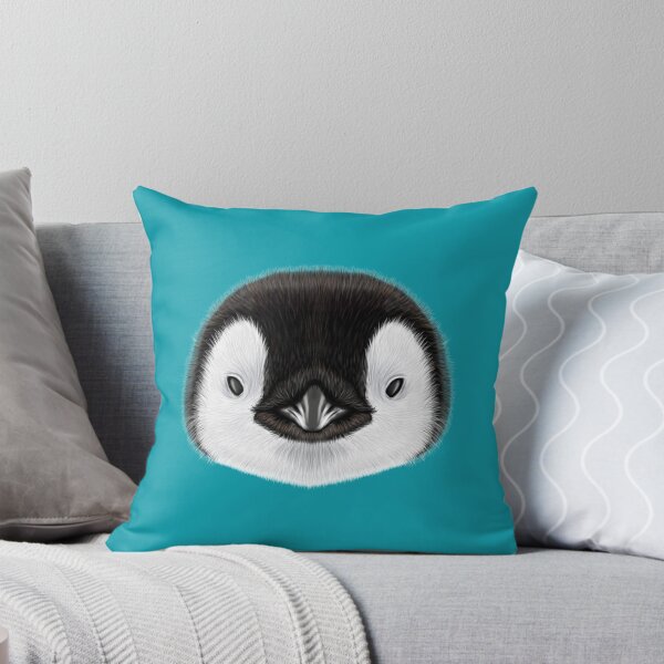 Item preview, Illustrated portrait of Emperor penguin chick.  designed and sold by messer16.