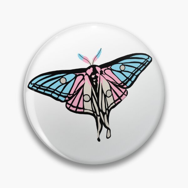 Item preview, Transgender Pride Moth designed and sold by SamanthaDrage.