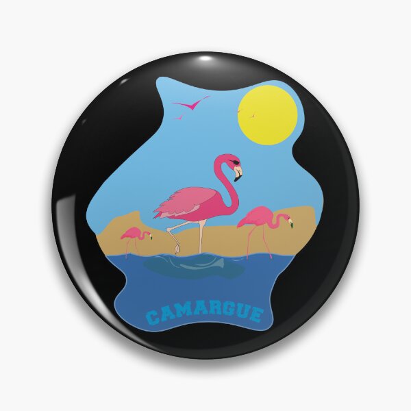 Item preview, Flamingos on the edge of the Camargue beach designed and sold by Astralia.