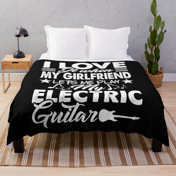 Item preview, I Love It When My Girlfriend Lets Me Play Electric Guitar designed and sold by UnknownArtistt.