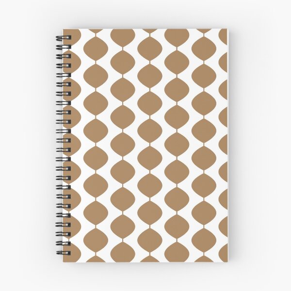 Item preview, Mid Century Modern Retro 60s Waves Pattern  (Light Warm Brown) designed and sold by Makanahele.