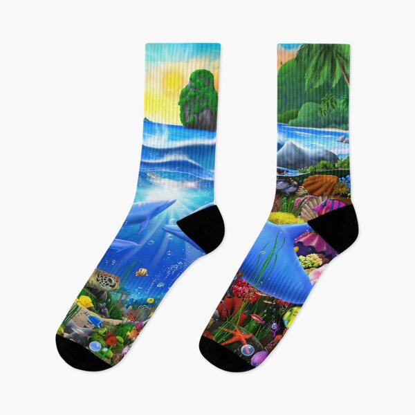 Item preview, Tropical Island Reef designed and sold by GeraldNewtonArt.