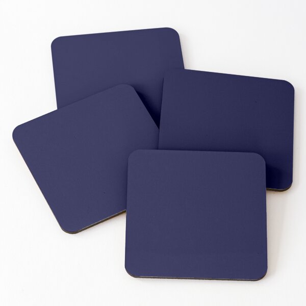 Item preview, Navy Blue Solid Color designed and sold by rewstudio.