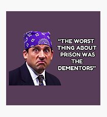 Prison Mike - Dementors T-Shirt Photographic Print