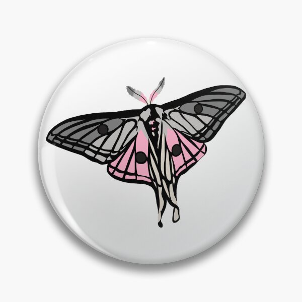 Item preview, Demi-Girl Pride Moth designed and sold by SamanthaDrage.