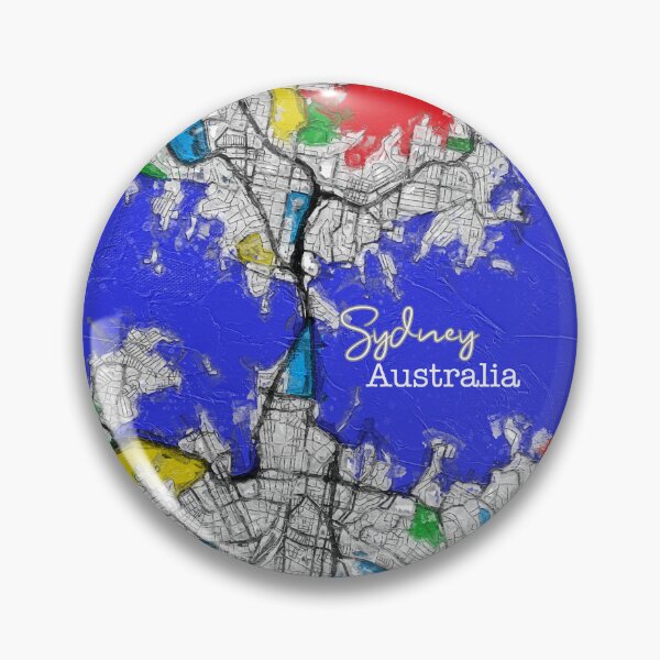 Item preview, Sydney City, Australia Map designed and sold by Michael van der Hoorn.