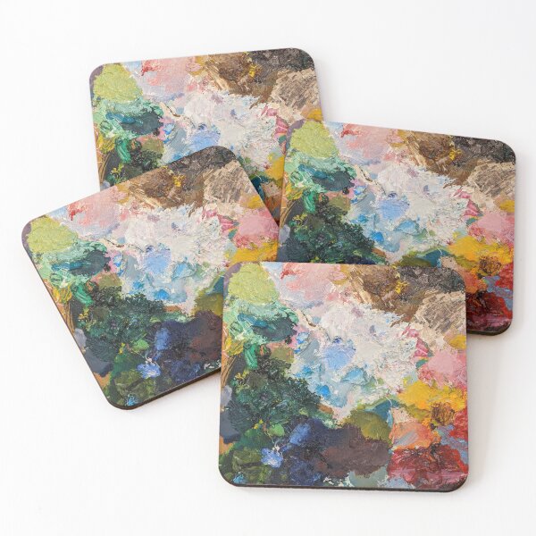 Item preview, Oil paint on pallet design designed and sold by Nina's Vibrant Art.