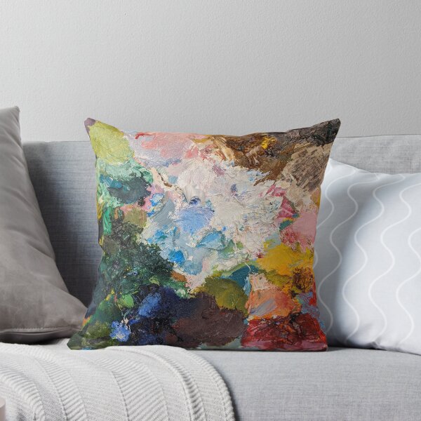 Item preview, Oil paint on pallet design designed and sold by Nina's Vibrant Art.