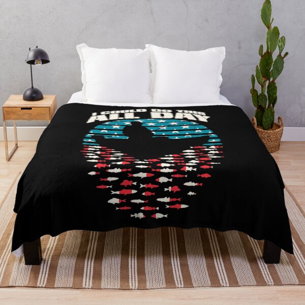 Item preview, Fisherman Dad All Day Fishing Father's Day Sunset USA Flag designed and sold by GrandeDuc.