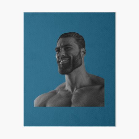 Gigachad Meme | Art Board Print