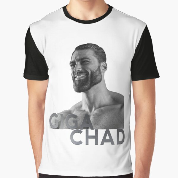 Giga Chad T-shirt Art Board Print for Sale by TshirtGigaChad