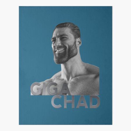 Gigachad | Art Board Print
