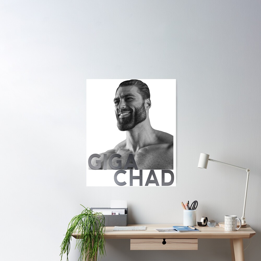 Chad illustration  Poster for Sale by HitTheBalances