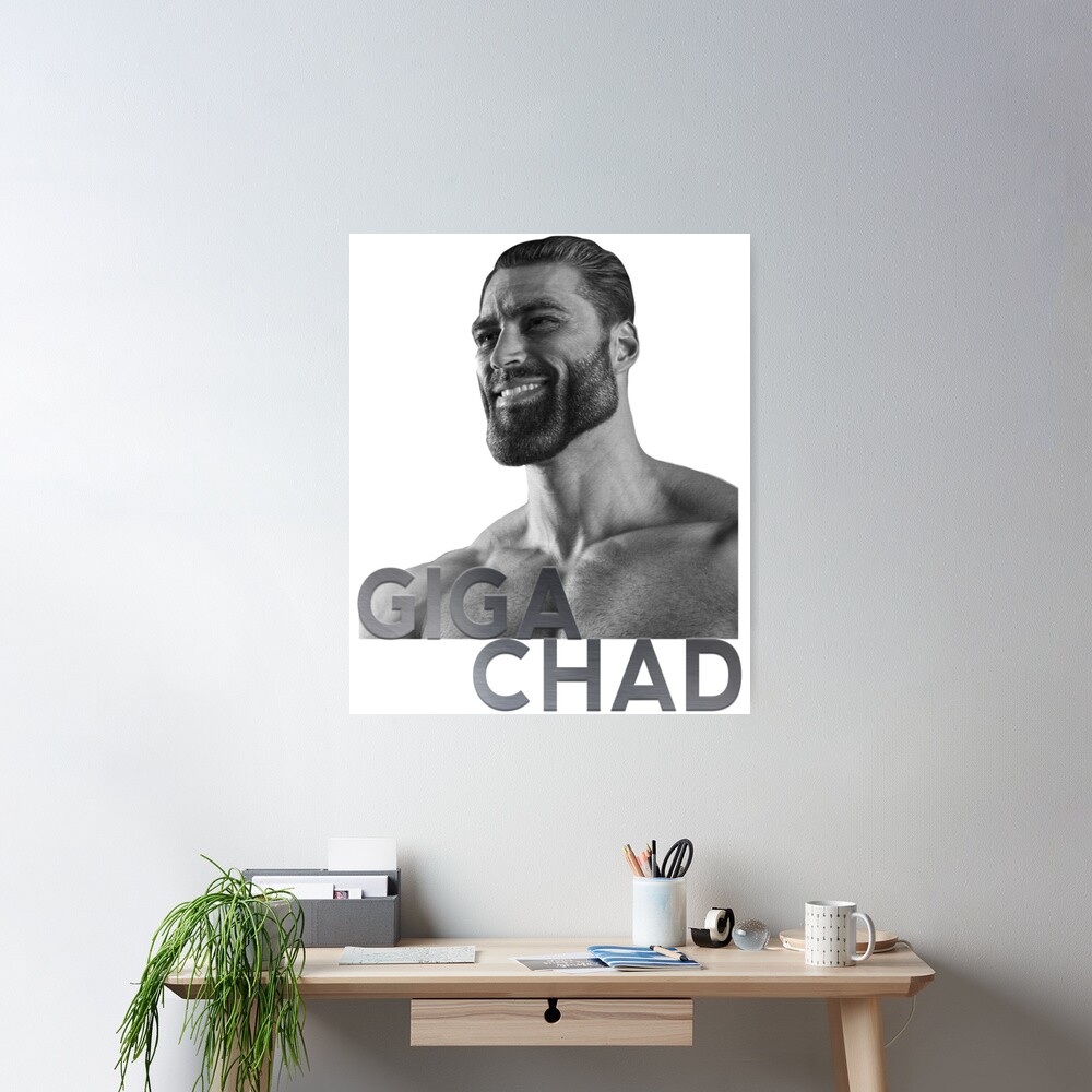 Chad illustration  Poster for Sale by HitTheBalances