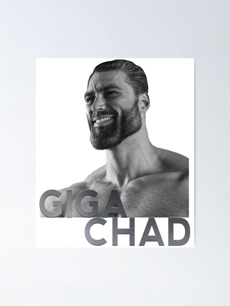 Gigachad  Art Print for Sale by OldDannyBrown