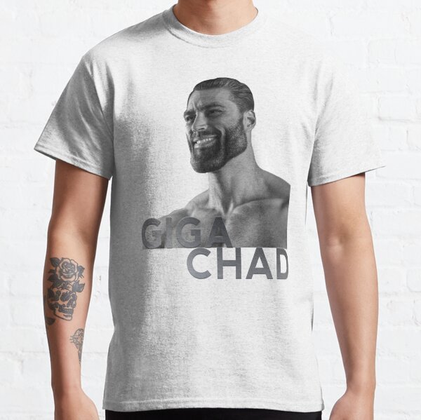  Gigachad Sigma Male Bodybuilder Giga Chad Sigma Grindset  T-Shirt : Clothing, Shoes & Jewelry