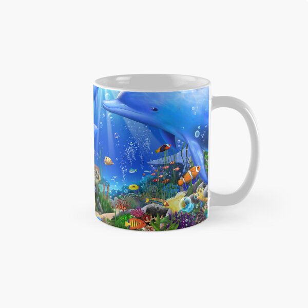 Item preview, Beautiful Dolphin Reef designed and sold by GeraldNewtonArt.