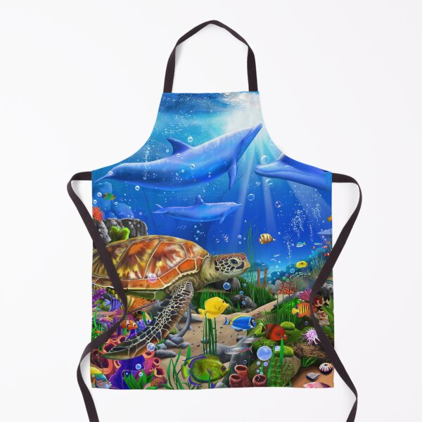 Item preview, Beautiful Dolphin Reef designed and sold by GeraldNewtonArt.