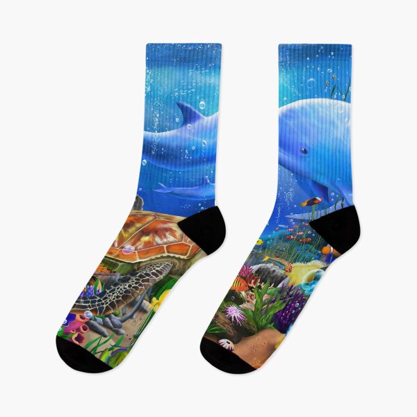Item preview, Beautiful Dolphin Reef designed and sold by GeraldNewtonArt.