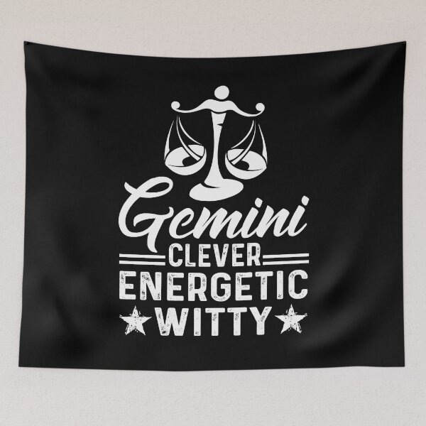 Item preview, Gemini Clever Energetic Witty designed and sold by UnknownArtistt.