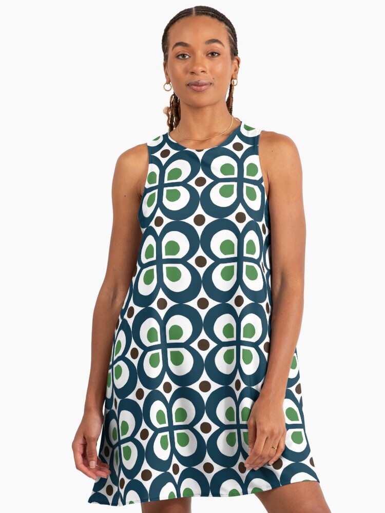 Retro 60s Pattern" A-Line Dress for Sale by Makanahele | Redbubble Retro 60s Pattern" A-Line Dress for Sale by Makanahele | Redbubble