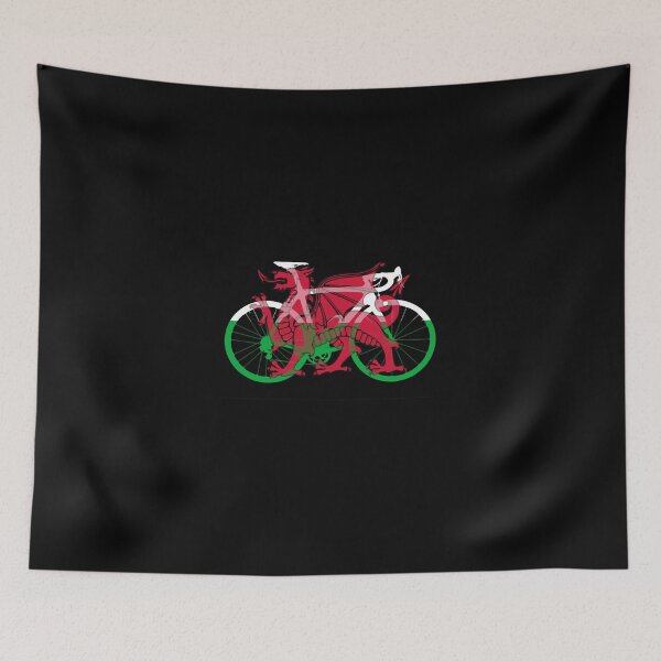 Item preview, Bike Flag Wales (Big) V2 Essential T-Shirt designed and sold by heajosephgi3.