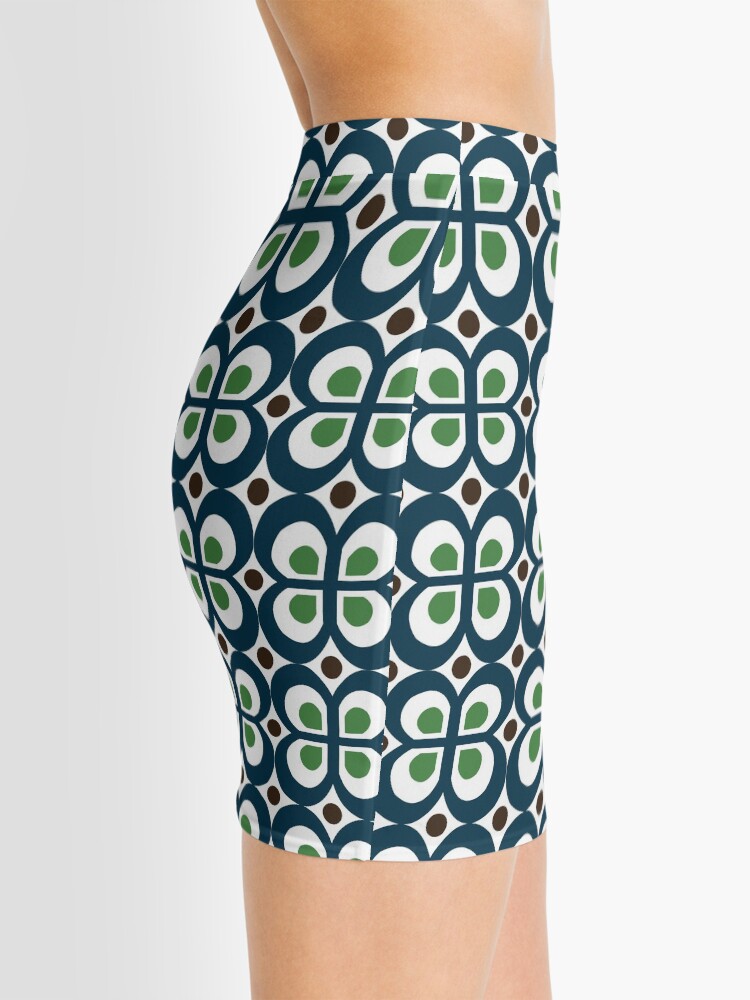 Alternate view of Retro 60s Pattern Mini Skirt