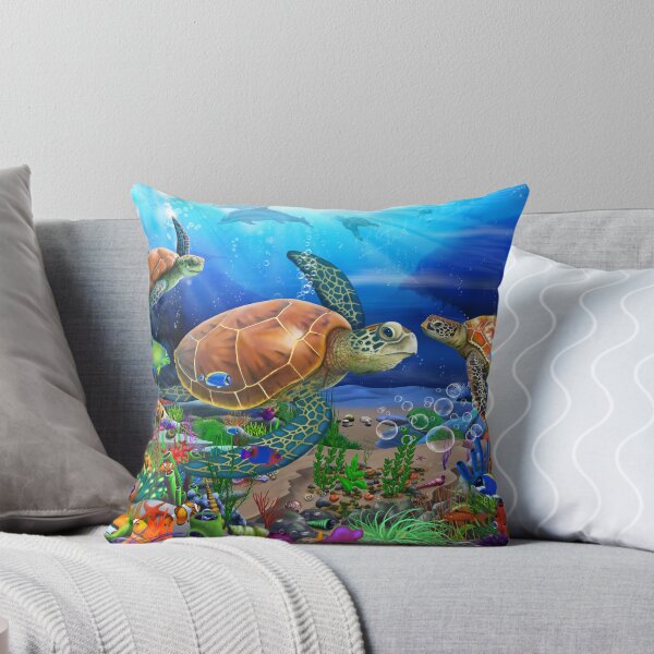 Item preview, Wonderful Ocean Turtles designed and sold by GeraldNewtonArt.