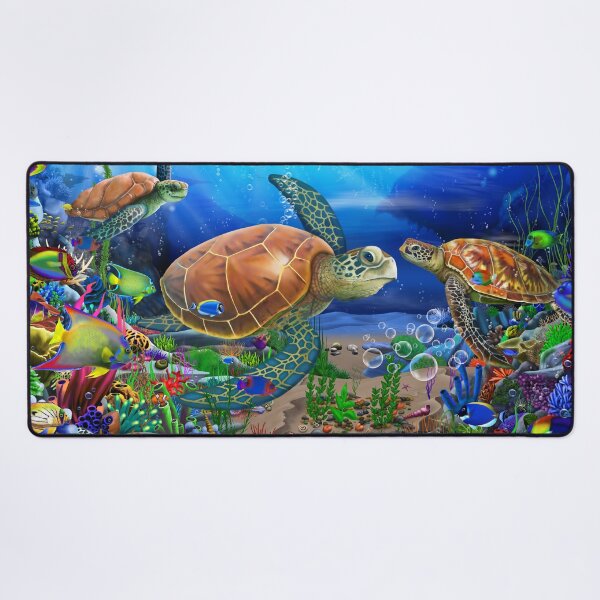 Item preview, Wonderful Ocean Turtles designed and sold by GeraldNewtonArt.