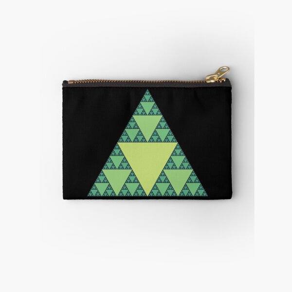 Item preview, Sierpinski Triangle in shades of Green designed and sold by Happy Puppy Print On Demand.